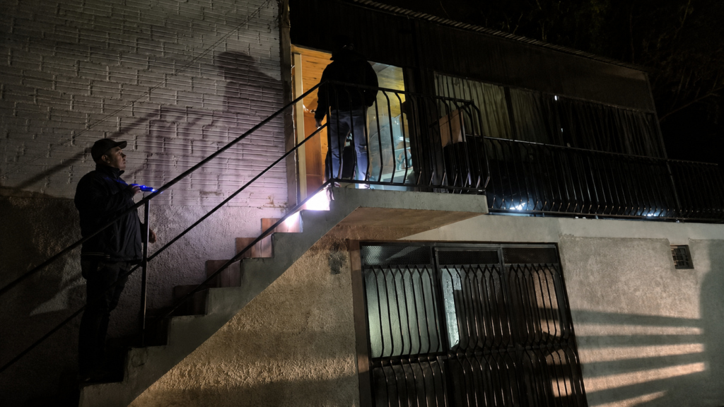 Procedimiento de allanamiento en la vivienda de Carlos Aguilera González en Borja.