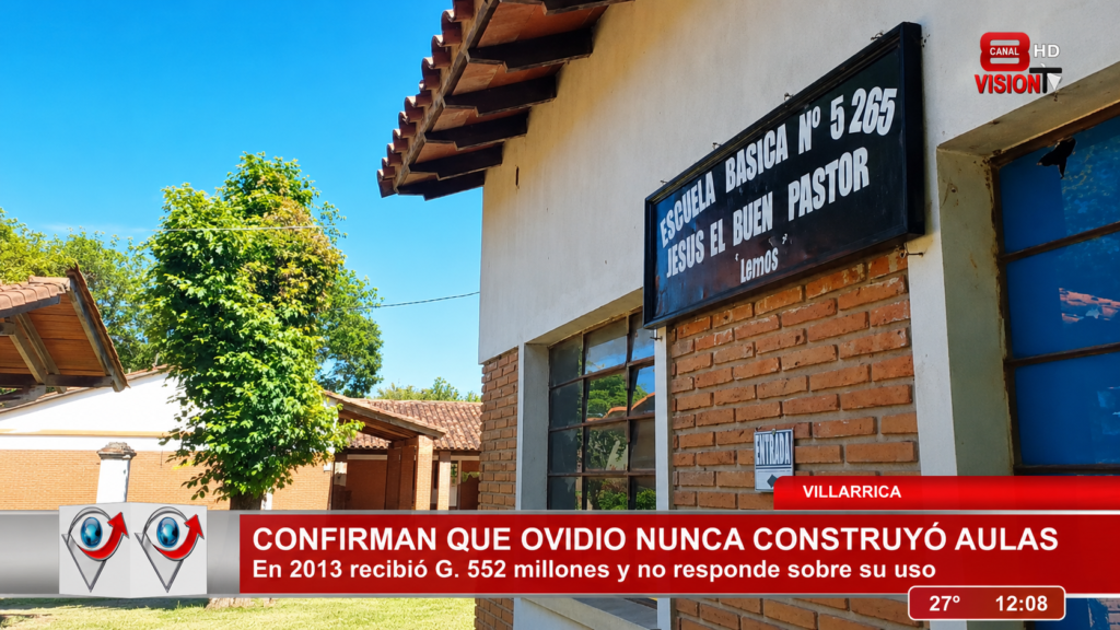 Escuela Básica N.º 5265 Jesús el Buen Pastor, ubicada en Lemos, Villarrica.